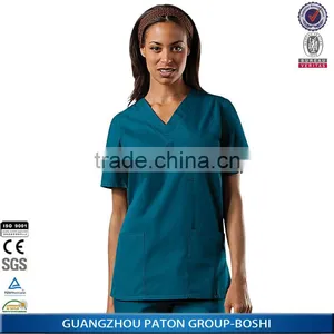 Wholesale 100% Cotton Medical Short Sleeve Unisex Green Surgical Gown thumbnail-1