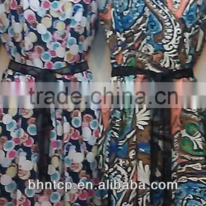 BHN906 Apparel Stock Rayon Dresses Clothing Available at Cheap Price thumbnail-1