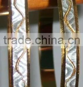 Fashion Gold Plated Bangle 2 TONE thumbnail-1