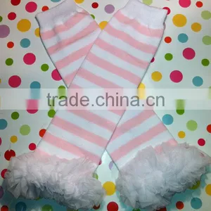 Baby Stripe Knitting Leg Warmers For Kids Girls Leg Warmers thumbnail-5