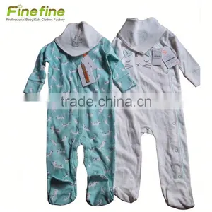 New Custom Plain Cotton Baby Romper For Grls thumbnail-2