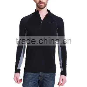 High Quality Men Seamless Half Zip Long SleeveTrack Jacket thumbnail-1