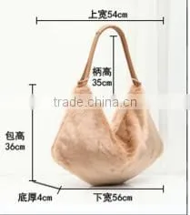 European Style 2017 Fashion Artificial Fur Handbag Beautiful Women's Winter Shoulder Bags thumbnail-4