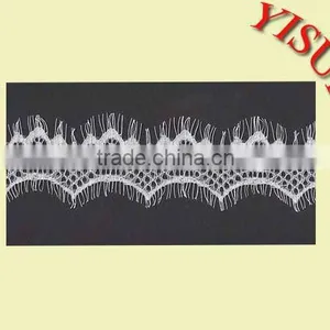 100% High Quality Nylon Voile African Lace Fabric thumbnail-1
