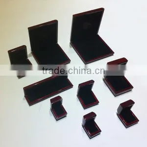 Premium Leather Rosewood Ring/Watch/bangle/Bracelet/Pendant/Necklace/Earring Jewelry Box thumbnail-2