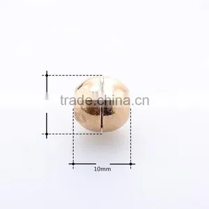 (ZB200) 20pcs 13*10mm Golden Metal Round Magnetic Clasps for For 5mm Leather Rubber Cords Jewelry Findings thumbnail-1