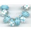Rondelle Flower Lampwork Glass Beads Wholesale From China Beads Factory thumbnail-1
