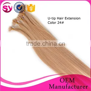 Xuchang Hair Factory Wholesale Price Remy U Tip Keratin Human Hair Extension, 100 Human Hair Extension Wholesale In The Stock thumbnail-4