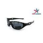 Polarized Fishing Sunglasses With Fashion Brown Lens , Soft Nose Pad thumbnail-1
