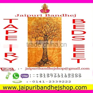 Jaipuri Mandala Cotton Fabric Tapestry thumbnail-1