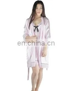 Nightgown Manufacturers Dressing Gown Woman Satin Kimono Robe thumbnail-1