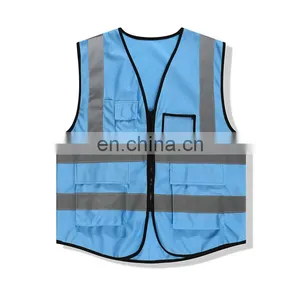 High Quality Custom Colorful Vest Breathable Singlet Workwear Sleeveless Uniform For Unisex thumbnail-5
