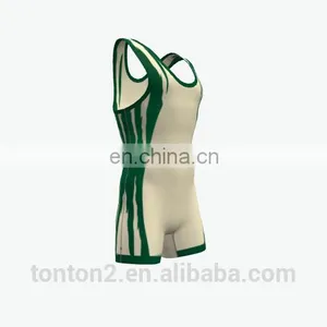 OEM Custom Logo Cheapest Price Summer Men Casual Design 100% Organic Cotton Wrestling Singlet thumbnail-6