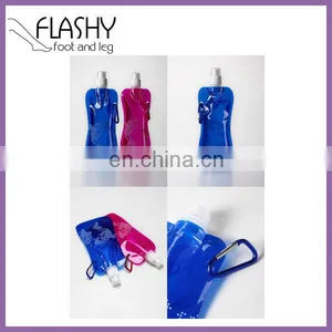 Cheap Customized 480ml Foldable Water Bottle Collapsible Water Bottle 480ml thumbnail-1