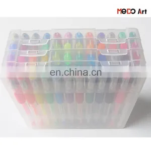 Rainbow Eco-friendly Gel Pen Set With Case Pack 6 8 10 12 24 48 With PP Case thumbnail-3