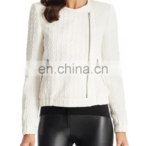 Wool Blend Textured Jacket thumbnail-4