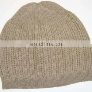Knitted Cashmere Cable Caps thumbnail-2