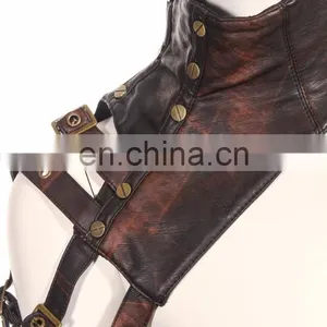 Steampunk Style Accessory Garment - Choker With an Armband and Removable Wristband thumbnail-3