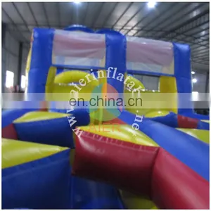 Factory Price Double Tunnels Inflatable Obstacle Course for Sale, Giant Inflatable Obstacle thumbnail-4