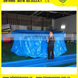 High Quality Commercial Inground Swimming Toys Giant Inflatable Pool for Sale thumbnail-2