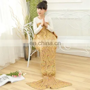 Cute Children on Sale Sleeping Bag Warm Mermaid Tail Blanket thumbnail-3