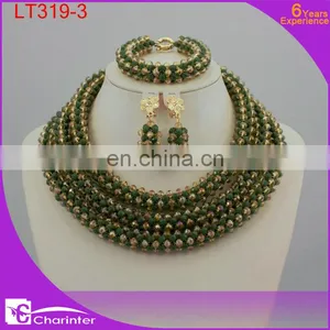 African Beads Jewelry Set Nigerian Coral Beads Charinter Jewelry Beads Jewelry Set LT318-3 thumbnail-4