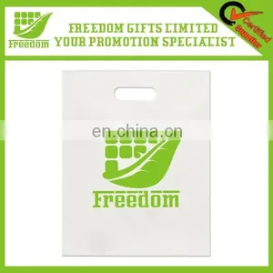 Promotional Logo Printed Packaging Shopping Bag Plastic Bag thumbnail-1
