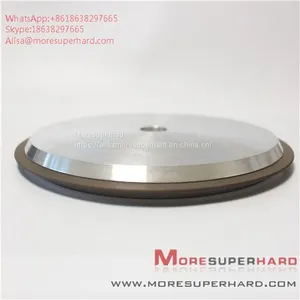 14a1 Resin CBN Grinding Wheel Processed Stainless Steel Plate Alisa@moresuperhard.com thumbnail-3
