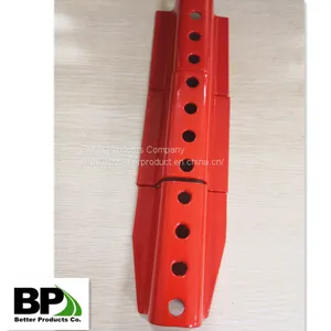 2.00lbs/ft Powder Coated Structural Steel U Channel | Perforated u Shape Posts thumbnail-4