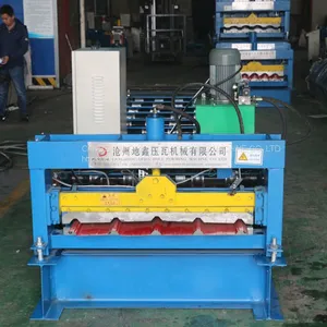 Trapezoidal Profile Roofing Iron Sheet Roofing Tile Roll Forming Equipment thumbnail-5