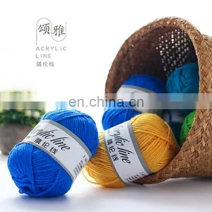China High Quality Dyed 100% Acrylic Yarn for Knitting,wig thumbnail-2