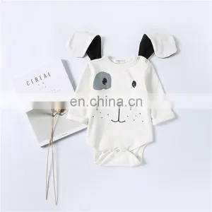 Wholesale Cotton Baby Romper Baby Long Sleeve Rompers thumbnail-3
