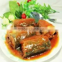 Good Quality Manufacture Halal Canned Mackerel in Tomato Sauce thumbnail-1