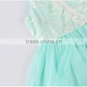 China Supplier Blue Fancy Dresses for Baby Girl Cotton Dresses thumbnail-3