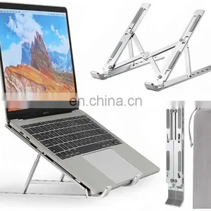 Aluminium Alloy Laptop Stand Portable Phone Holder Foldable Bracket Notebook Stands for 7 to 17 Inch Laptop Tablet thumbnail-1