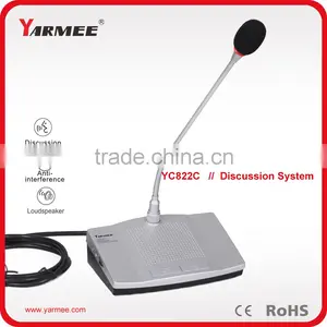 Sliver Color Microphone Call System for Conference Rooms thumbnail-2