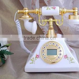Corded Old Style Decorative Retro Telephone thumbnail-1