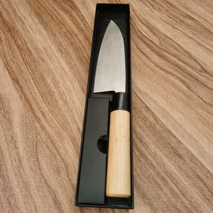 Gift Box Packed 7 Inch Japanese Deba Knife Damascus Pattern, Fish Head Knife Salmon Knife Sashimi Sushi Cooking Knife thumbnail-1