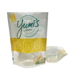 Customized Aluminum Foil Bag Stand up Mylar Bag With Window thumbnail-1