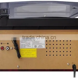 TR-17CD:Turntables With Vinyl Records Player Usb Record CD AM FM Radio Cassette thumbnail-5