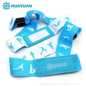 Passive 13.56MHz NFC Wristband NTAG216 Woven RFID Bracelet for Event thumbnail-3