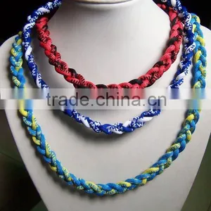 Woven Titanium Necklace thumbnail-1