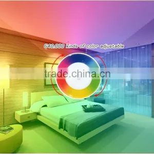 2.4G RF Wireless Group Division Smart Touch Remote Control 9W Color Changing E27 WIFI LED Bulb RGBW With 50000 Hours Lifespan thumbnail-5