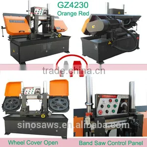 Cutting Sheet Cover Metal Straight Cutting Horizontal Press Band Cutter Wood Cutting Band Saw Machine thumbnail-6