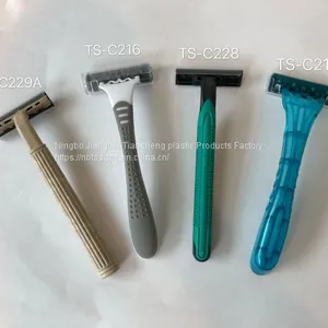 Two Blade Disposable Razor Shaver thumbnail-3