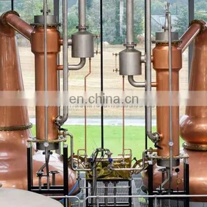 Beer Brewing Equipment Copper Pot Still Distillation Boiler Alcohol Distillation Equipment Alcohol Home Distiller thumbnail-5