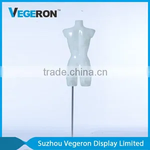Half Body Transparent Fiberglass Female Torso Mannequin thumbnail-4