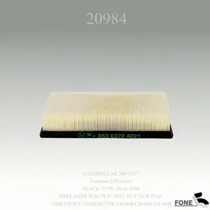Excavator Engine Parts Cabin Air Filter P637256 SC90330 AF55751 PA5632 209-8217 2098217 thumbnail-2