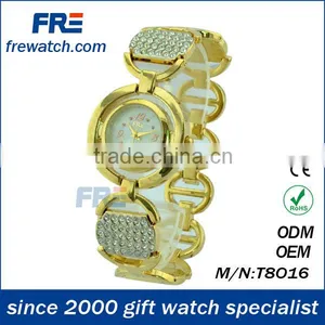 Watches for Women Copper Watch Geneva Quartz Watches Japan Movt (T8016) thumbnail-1