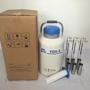 Small Liquid Nitrogen Container of Cryopreservation Animal Semen 3L thumbnail-5